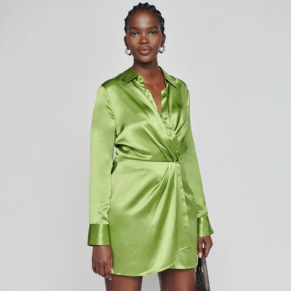 Reformation silk tunic